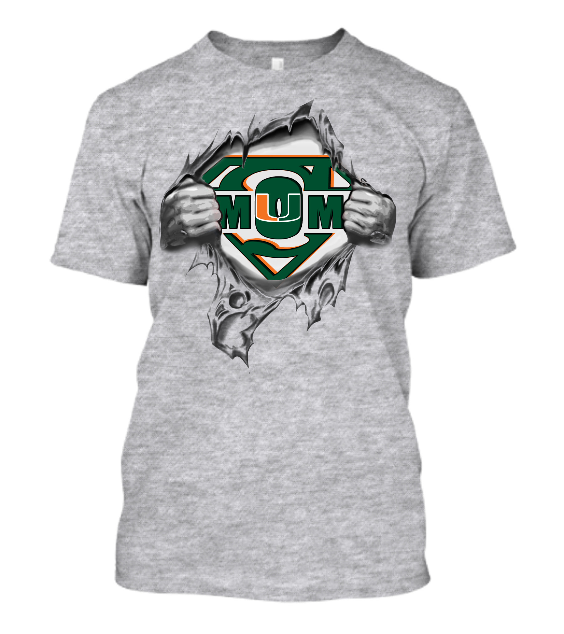 Miami Hurricanes Super Mom T-Shirt