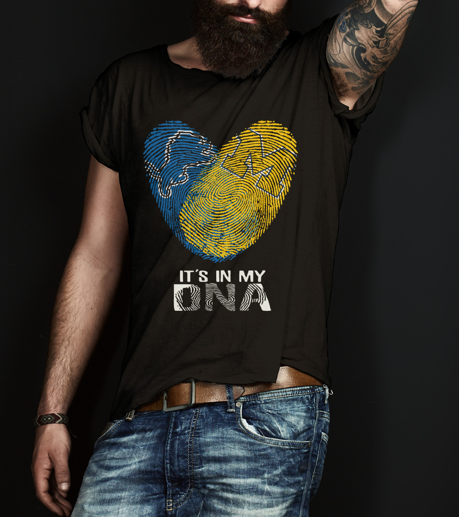 Lions Michigan M It's In My DNA T-Shirt