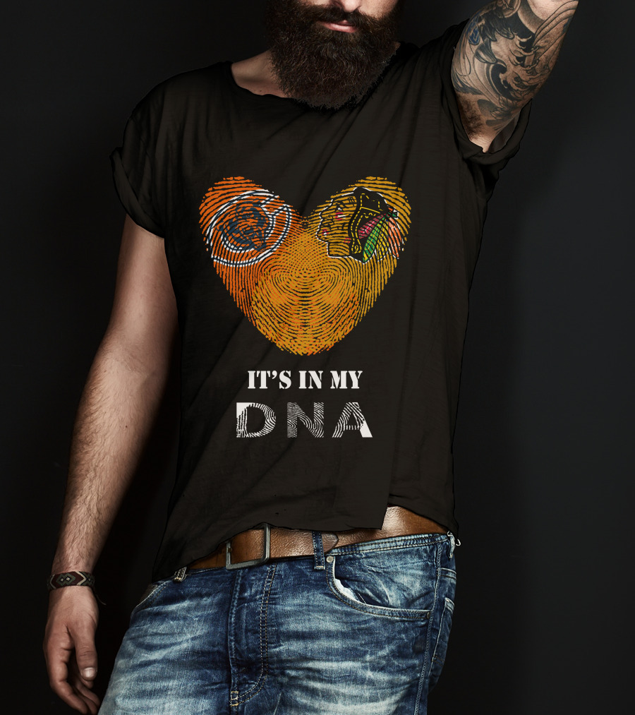 Chicago Bears Blackhawks It's In My DNA T-Shirt