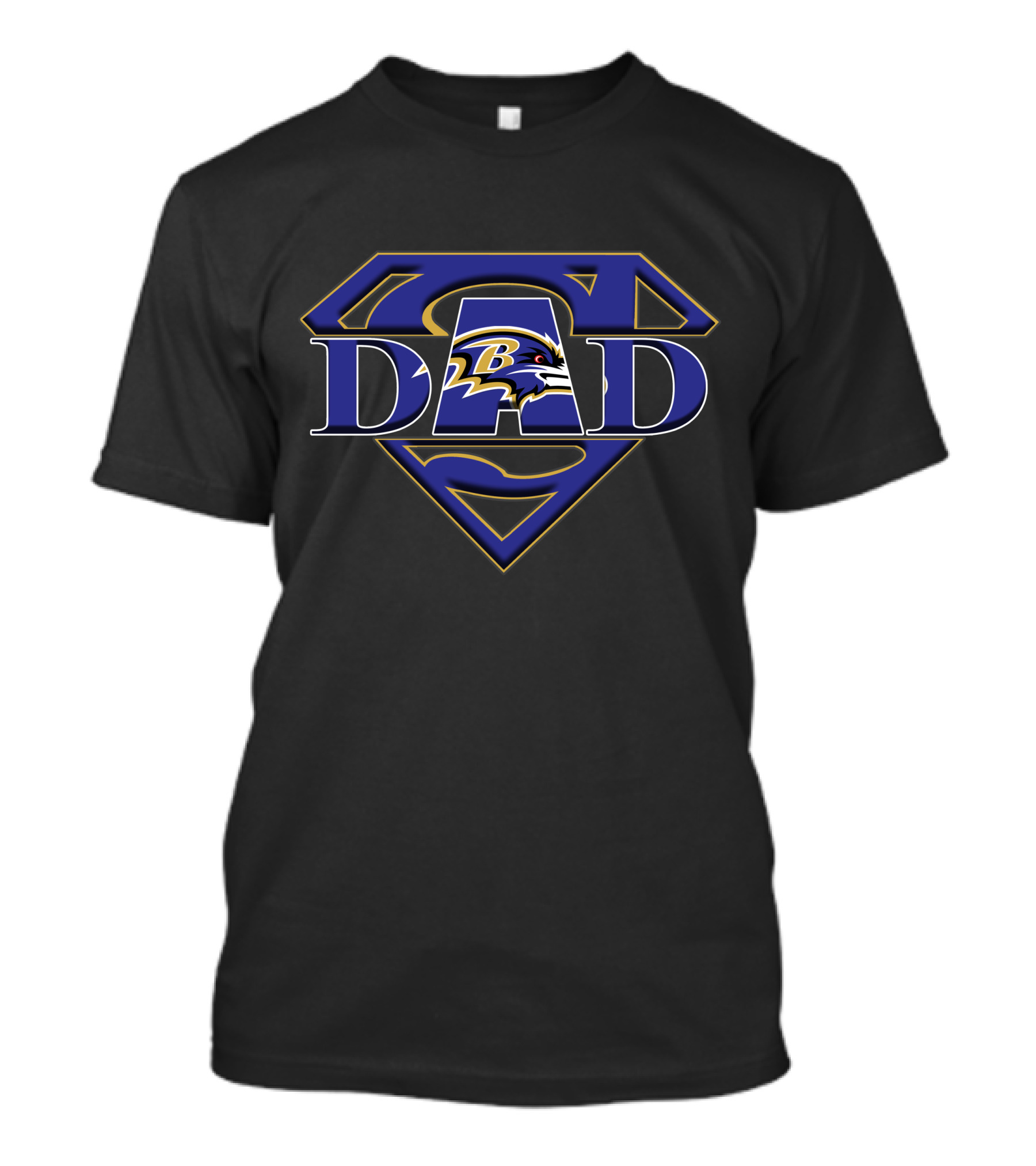 Super Ravens Dad Logo Emblem T-Shirt