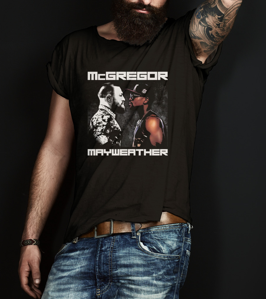 McGregor Versus Mayweather Face-Off T-Shirt