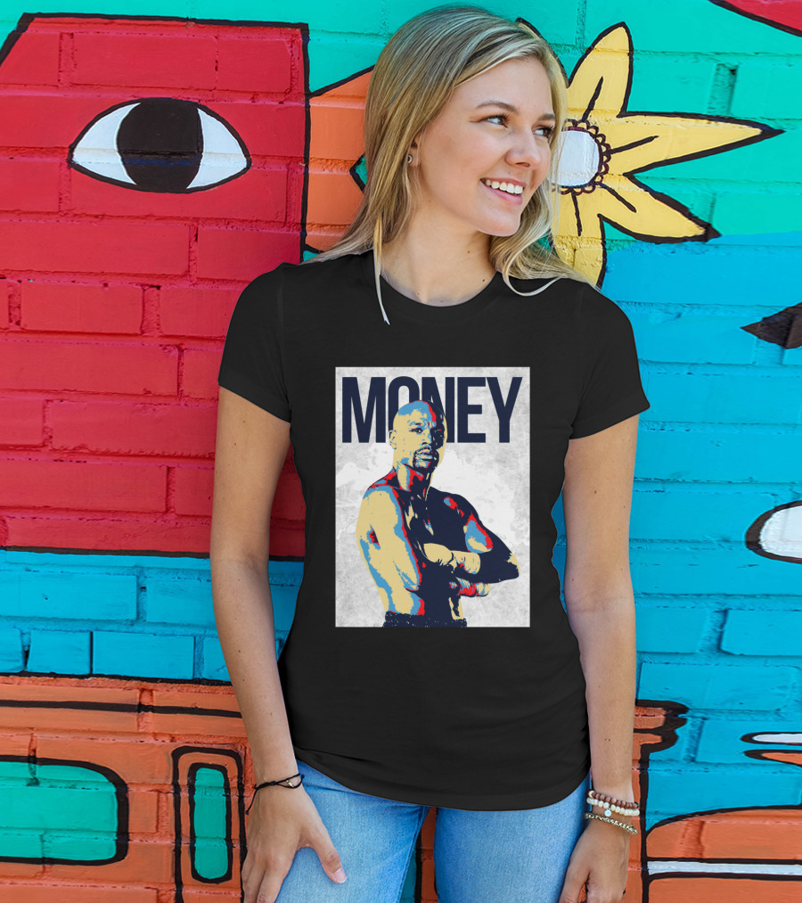Money Boxer In Multicolor Pop Art Style T-Shirt