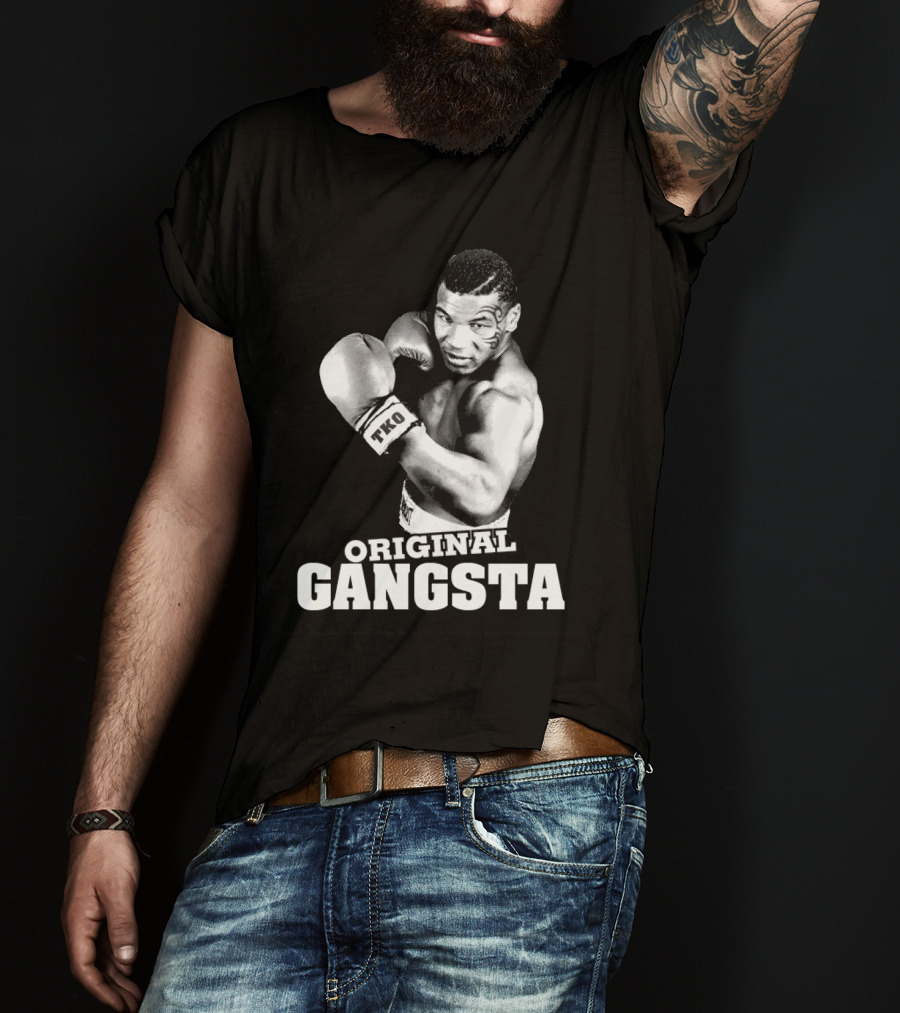 Mike Tyson Original Gangsta Boxing Tko T-Shirt