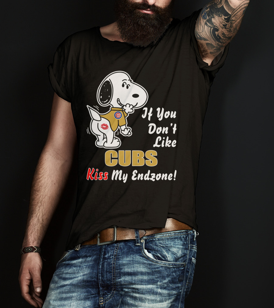 If You Don't Like Cubs Kiss My Endzone T-Shirt