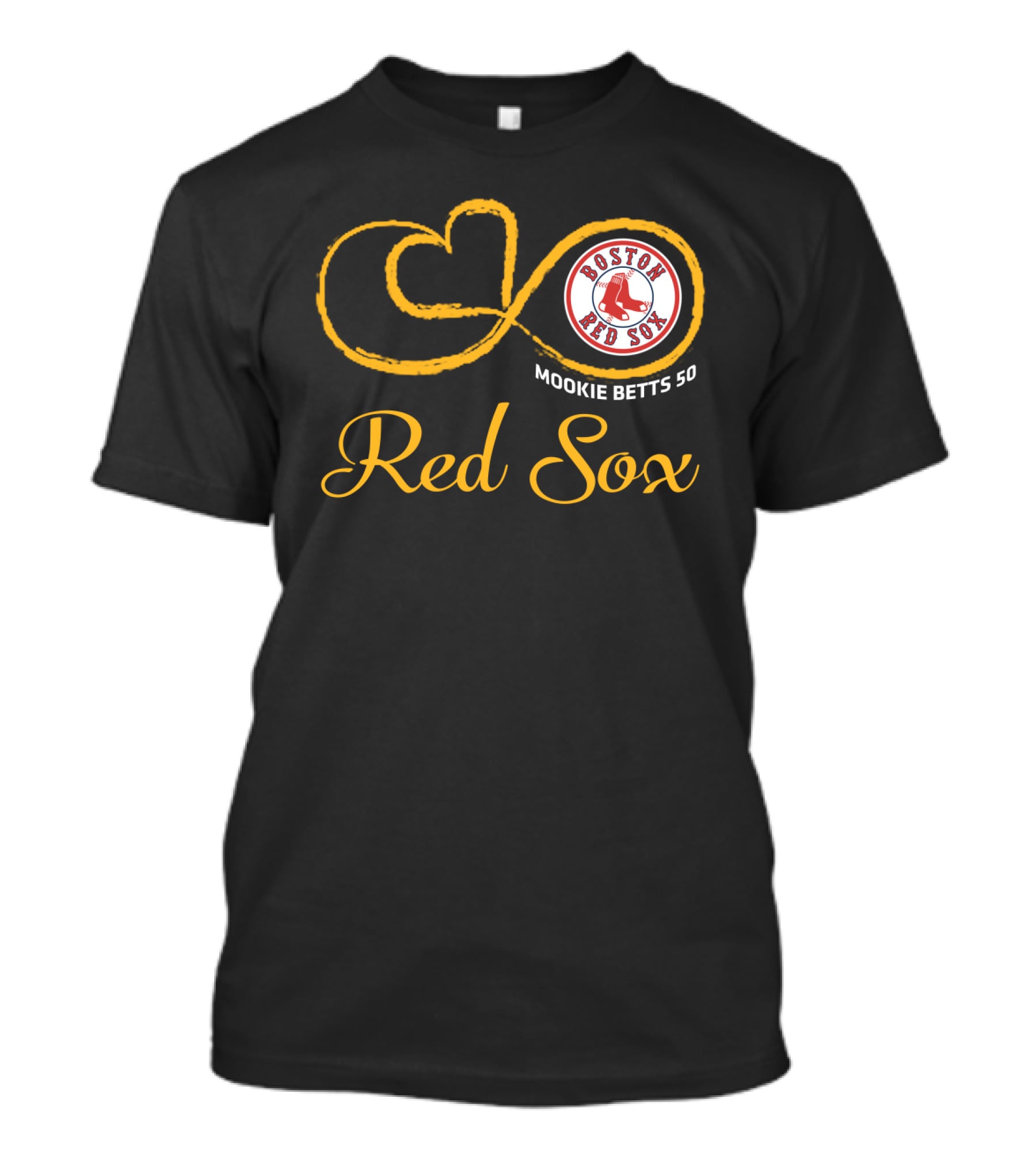 Boston Red Sox Mookie Betts 50 Infinity T-Shirt