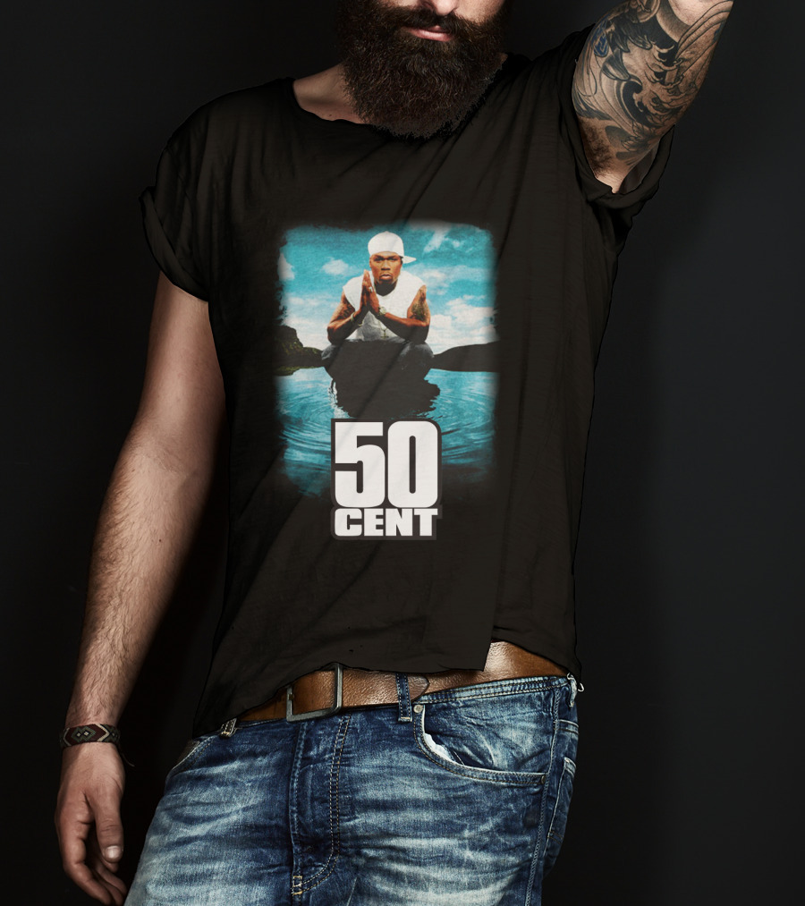 Cent Iconic Album Cover With Praying Pose And Sky T-Shirt