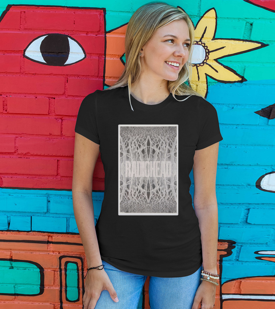 Radiohead Tree Symmetry Visuals T-Shirt