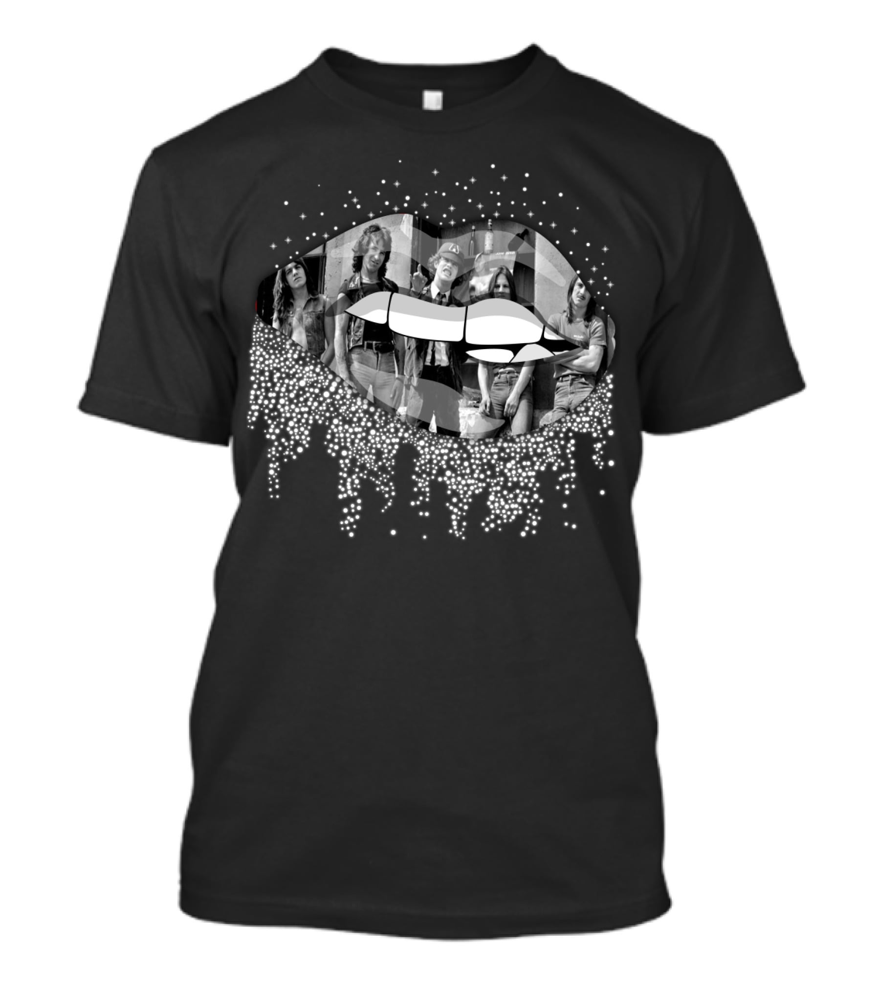 Acdc Music Band Lip T-Shirt