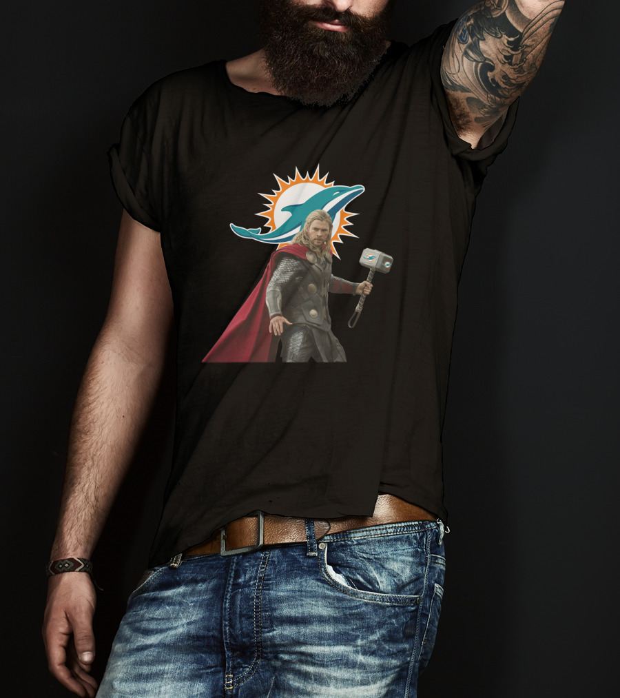 Miami Dolphins Thor Crossover T-Shirt
