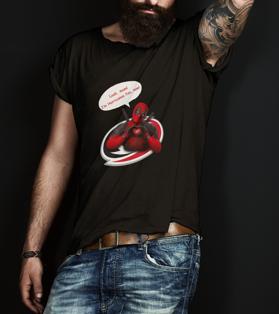 Carolina Hurricanes Look Mom I'm Hurricanes Fan Now T-Shirt