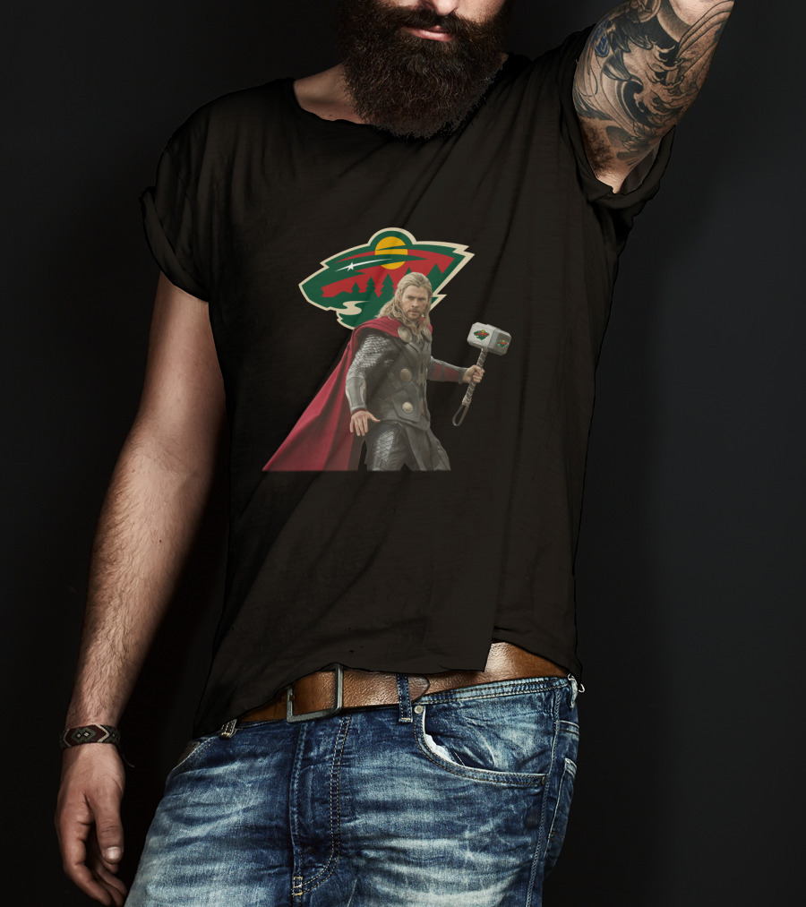 Minnesota Wild Thor Crossover T-Shirt