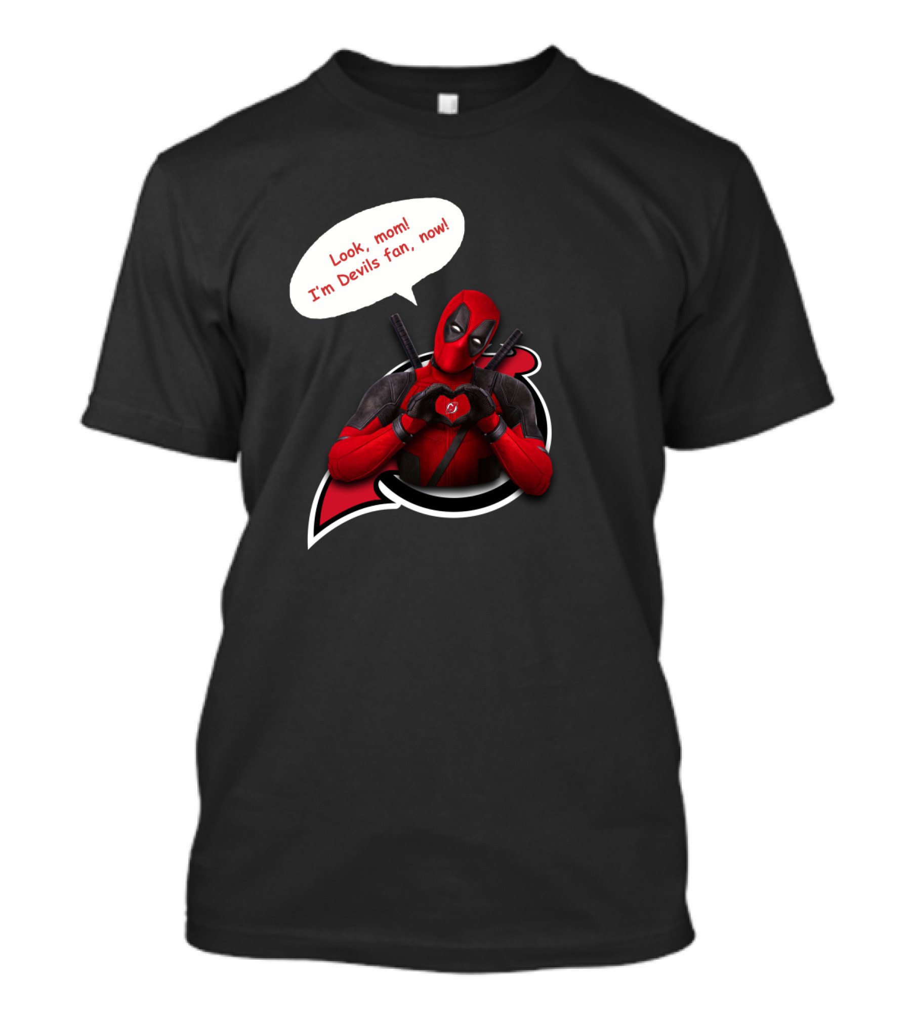 New Jersey Devils Look Mom I'm Devils Fan Now T-Shirt