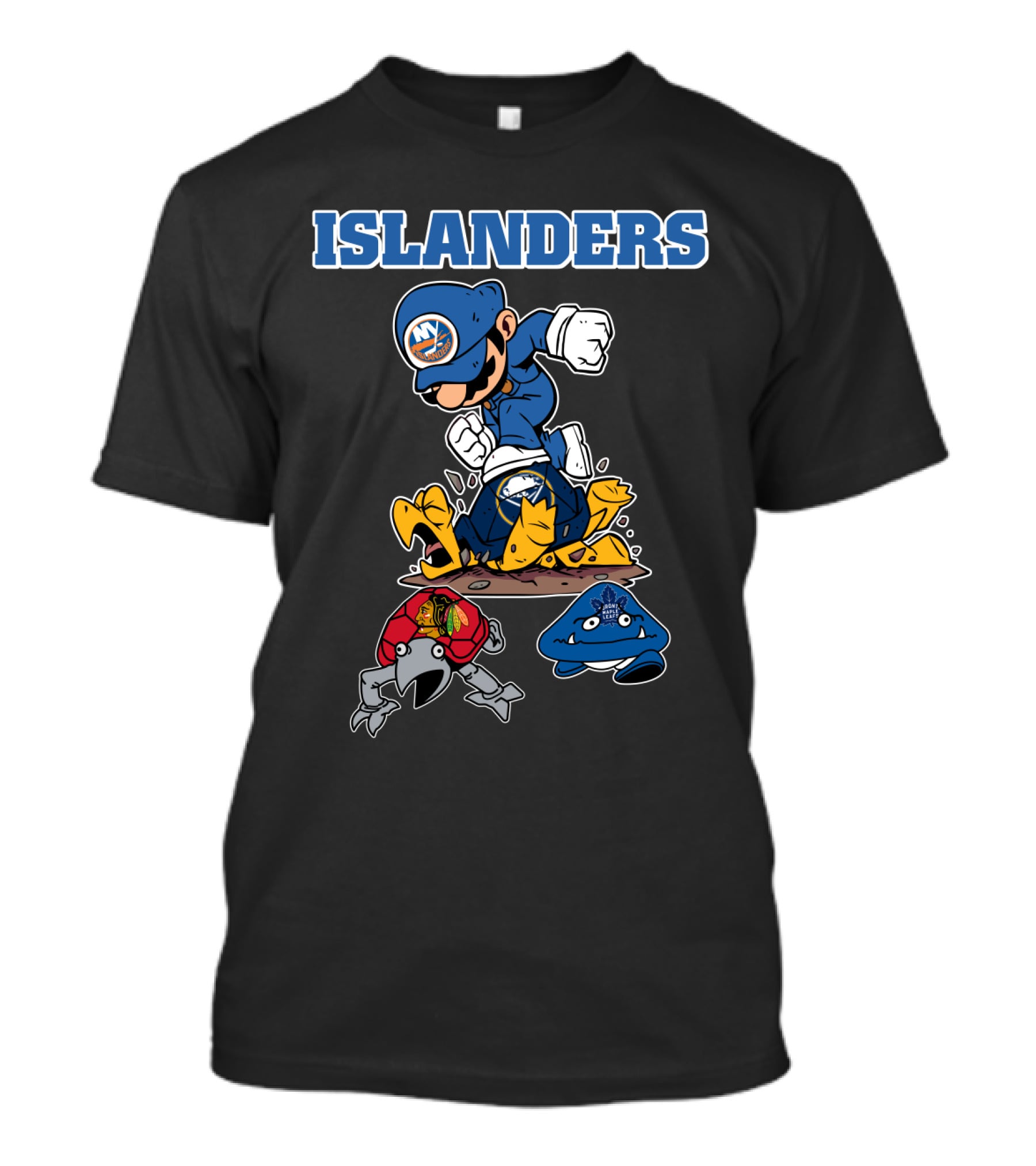 Islanders Ny Inspired Character With Sports References T-Shirt