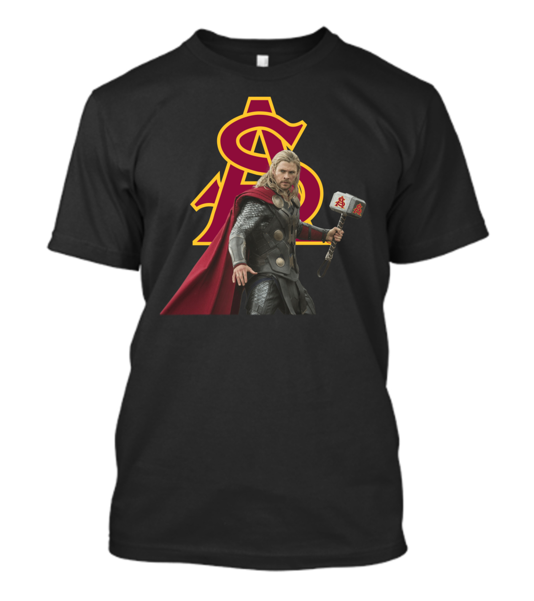 Arizona State Sun-Devils Hammer Warrior T-Shirt