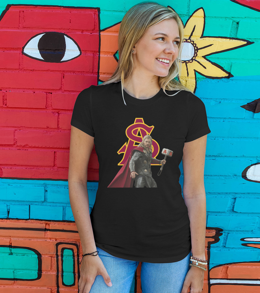 Arizona State Sun-Devils Hammer Warrior T-Shirt