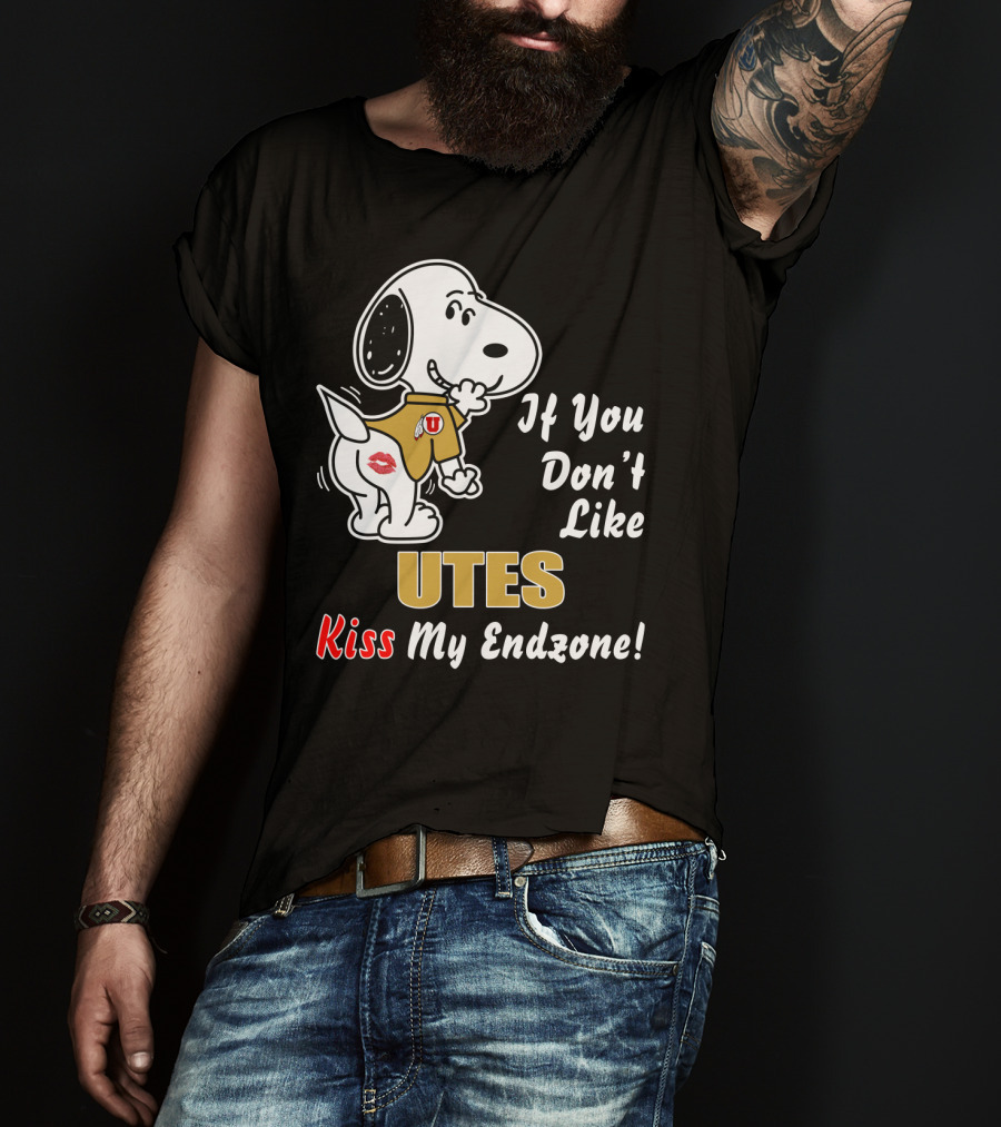 If You Don't Like Utes Kiss My Endzone T-Shirt