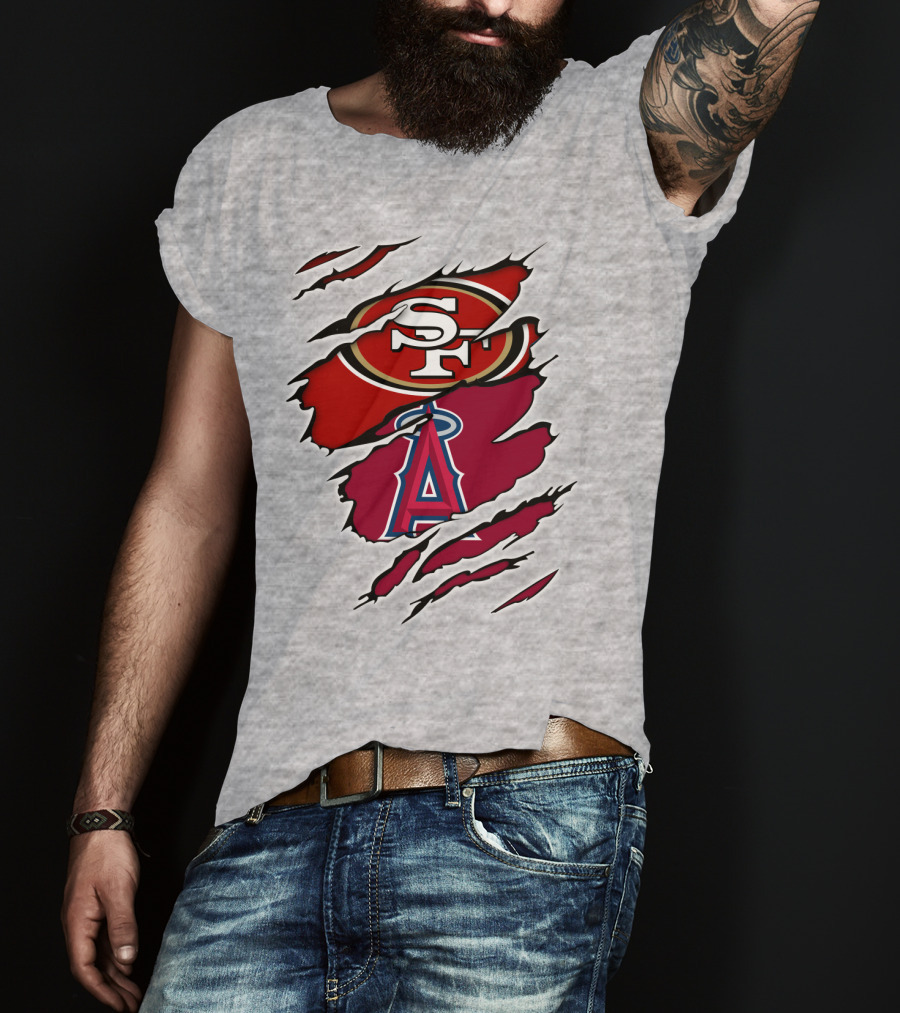 49ers SF Angels A Logo Fusion T-Shirt