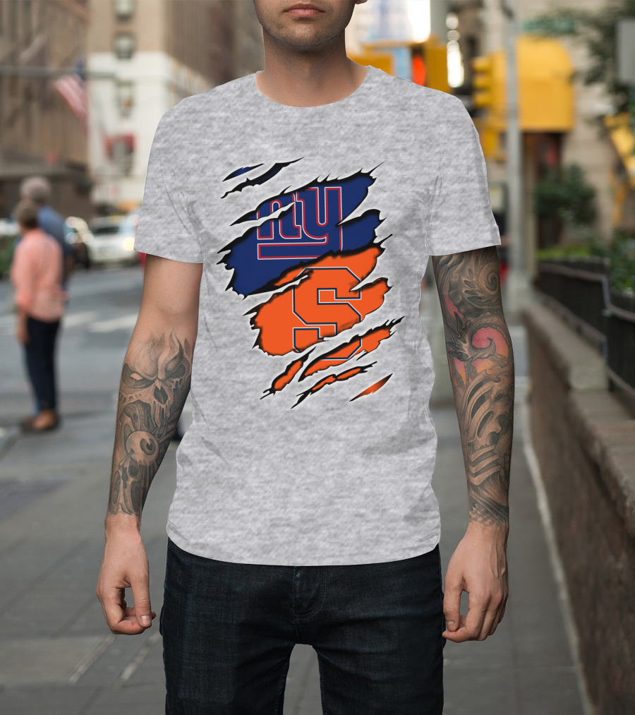 New York Giants Syracuse Orange Mashup T-Shirt