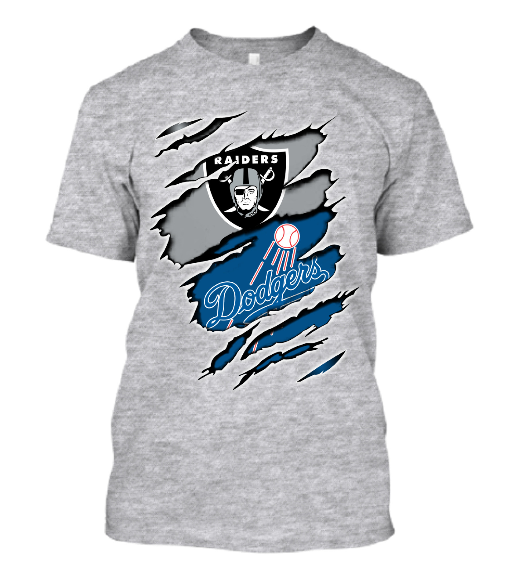 Raiders Dodgers Raiders Dodgers T-Shirt