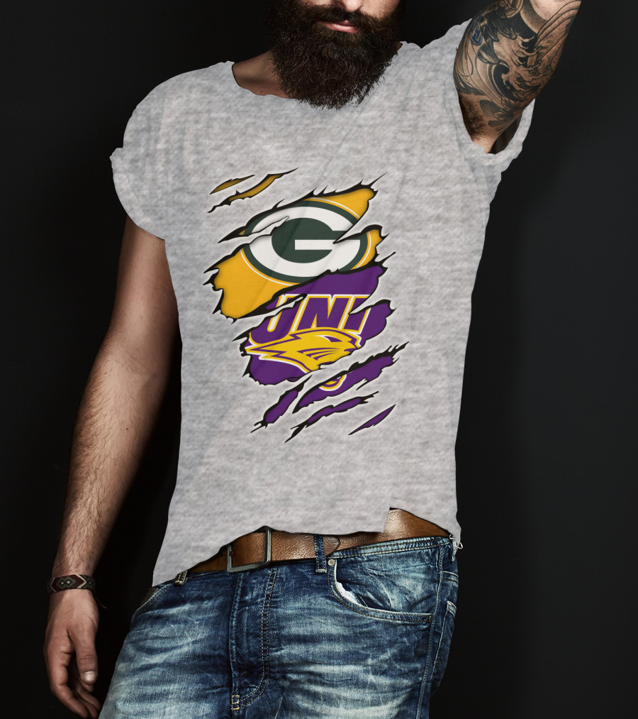 Packers UNI Logo Torn T-Shirt