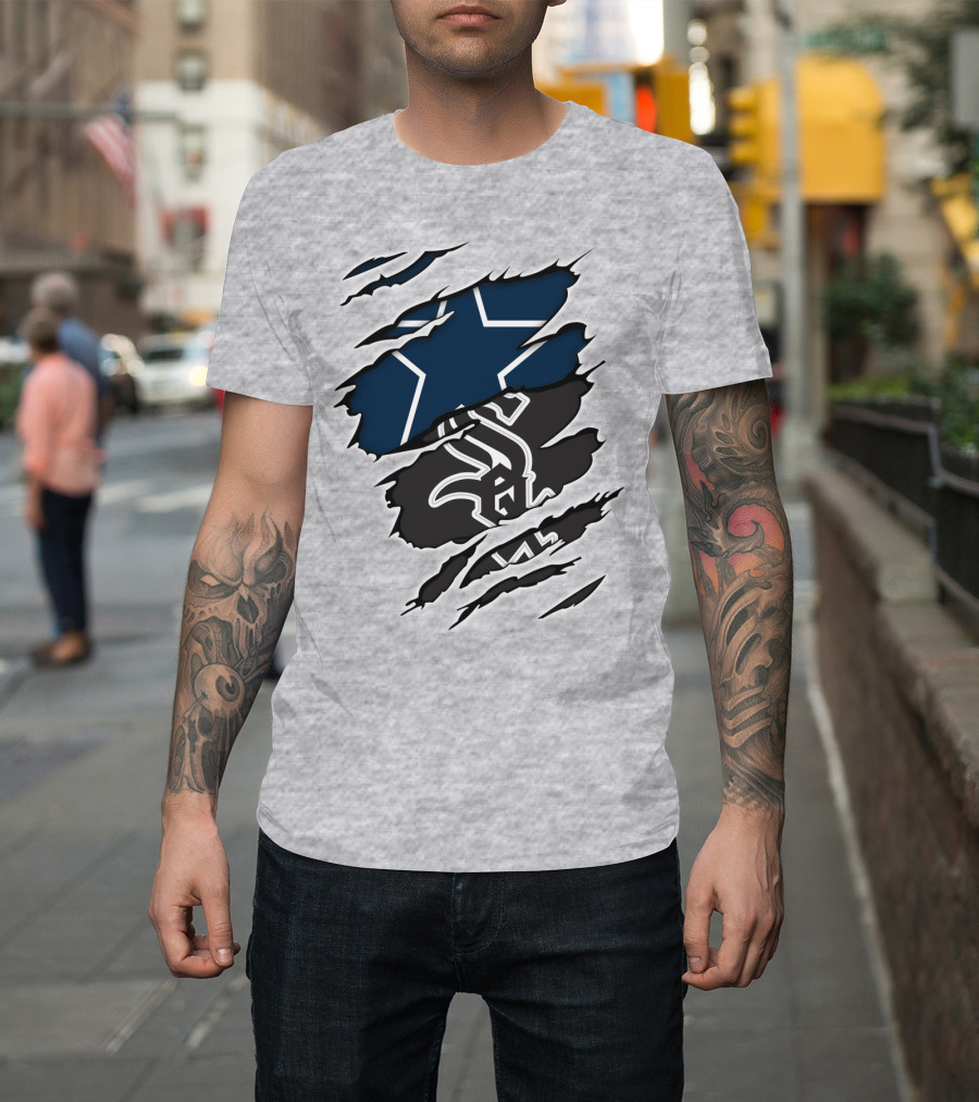 Cowboys White Sox Cowboys Fan Crossover T-Shirt