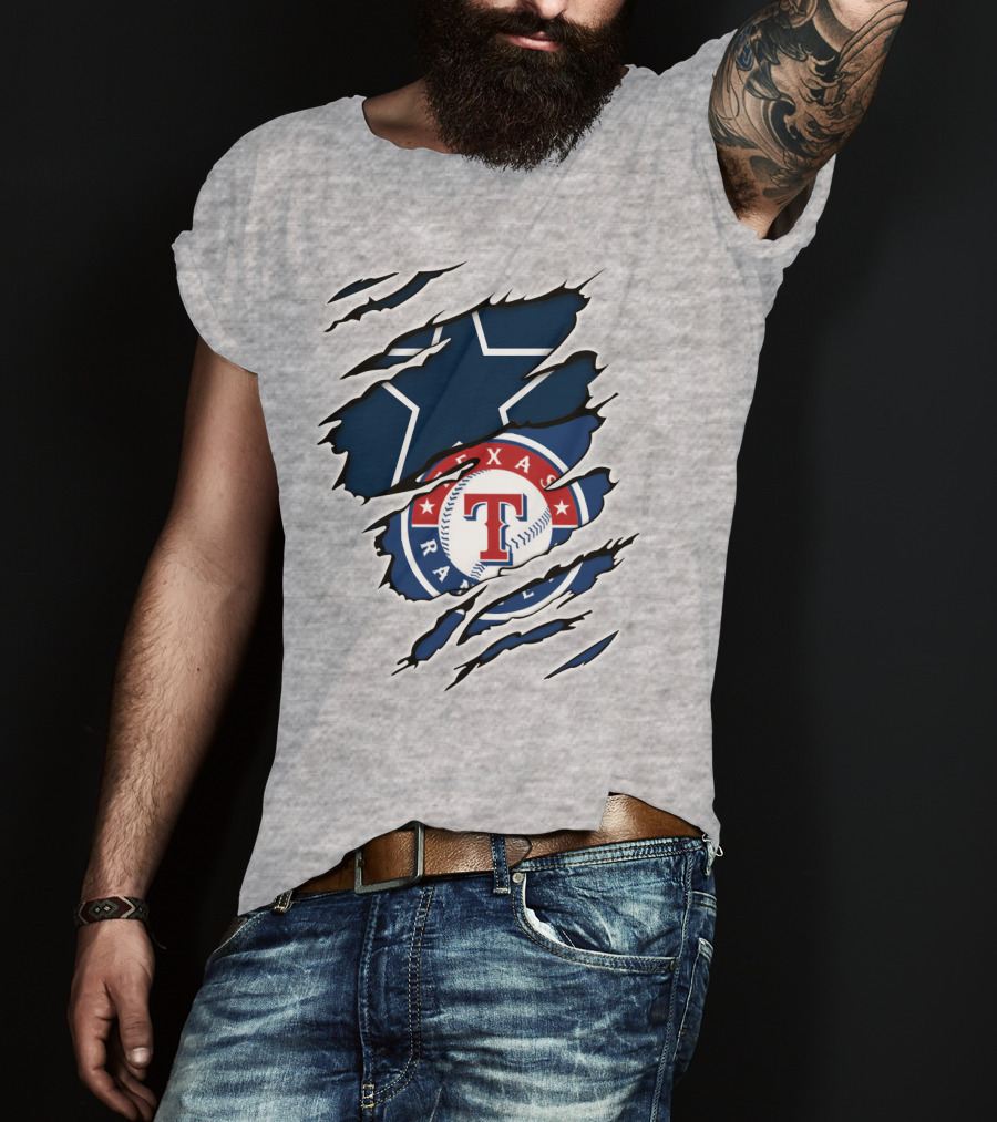 Dallas Cowboys Texas Rangers Fusion T-Shirt