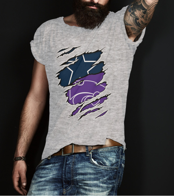 Star Claw Wildcats Cowboys Kansas State Cowboys T-Shirt