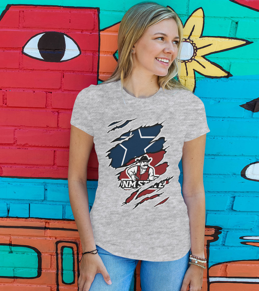 NM State Cowboys Western Star T-Shirt