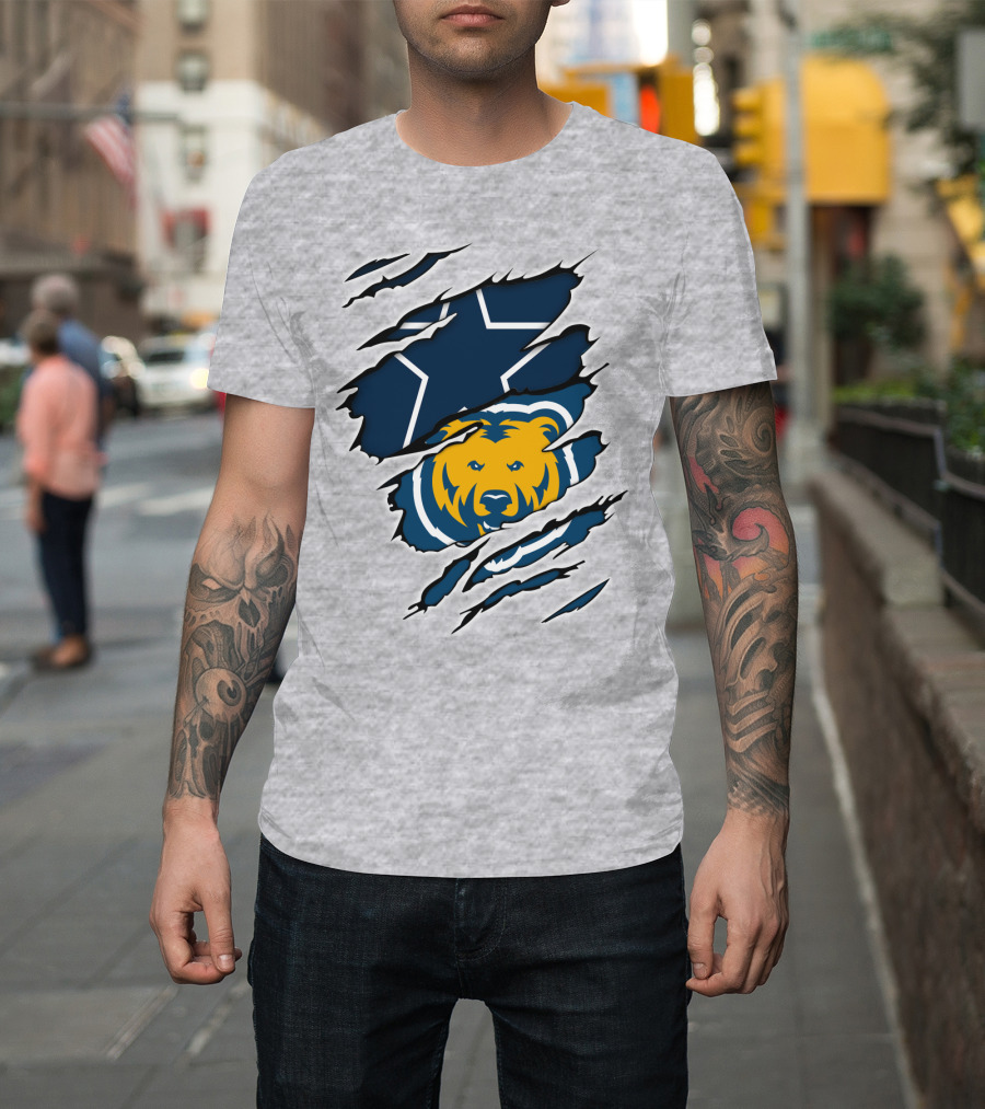 Cowboys Bears Cowboys Star and Bear Claw T-Shirt