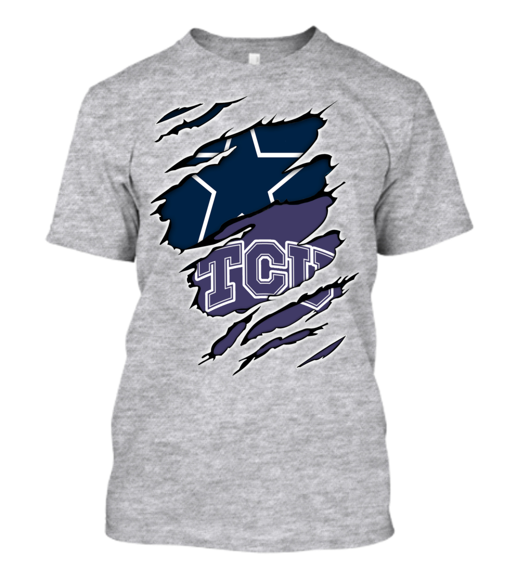 Cowboys TCU Star Torn T-Shirt