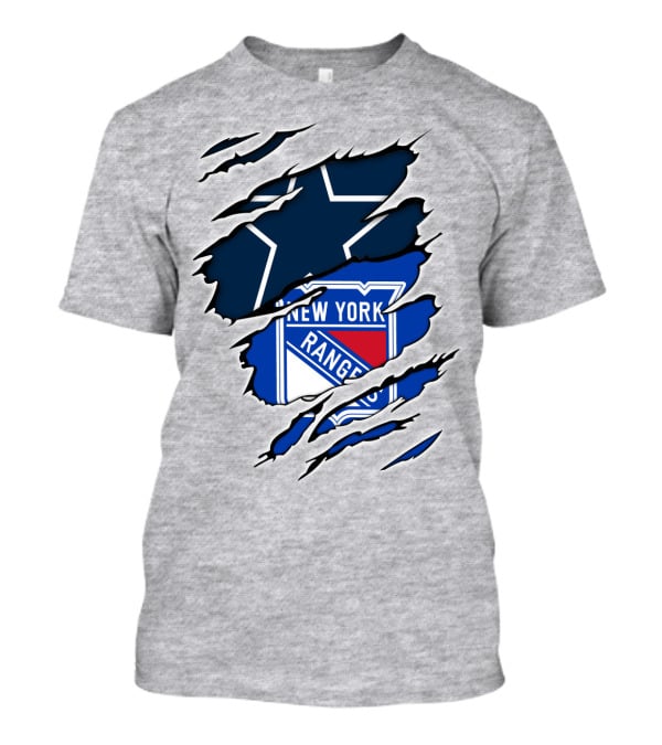 Cowboys Star New York Rangers Fusion T-Shirt