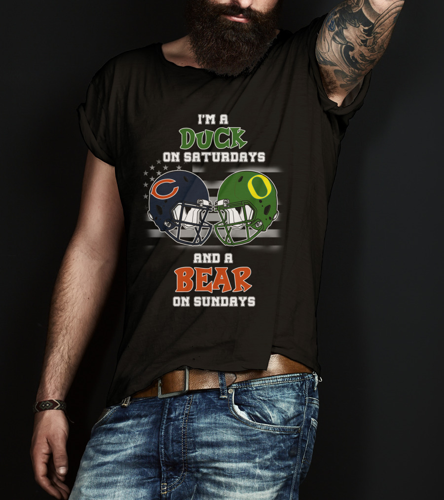 I'm A Duck On Saturdays And A Bear On Sundays T-Shirt
