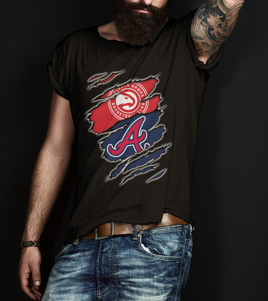 Atlanta Hawks Basketball Club Braves A T-Shirt