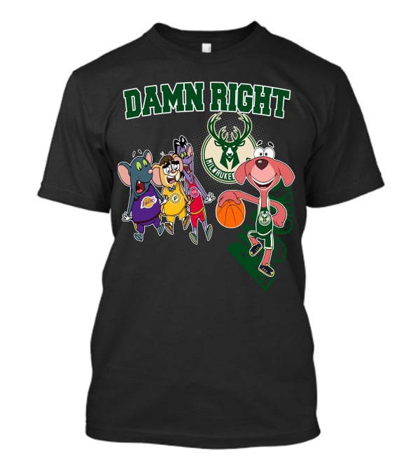Damn Right Milwaukee Bucks Fan T-Shirt
