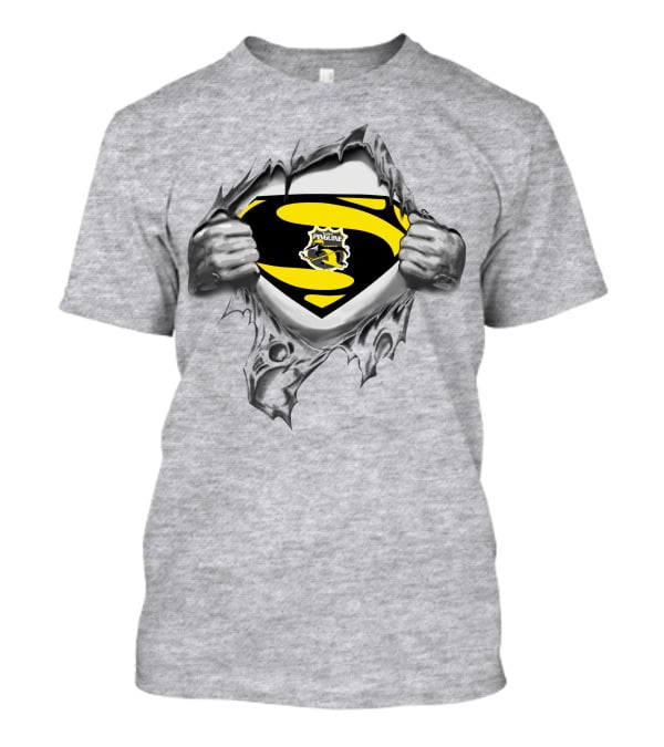Krefeld Pinguine Superhero Shield Emblem T-Shirt