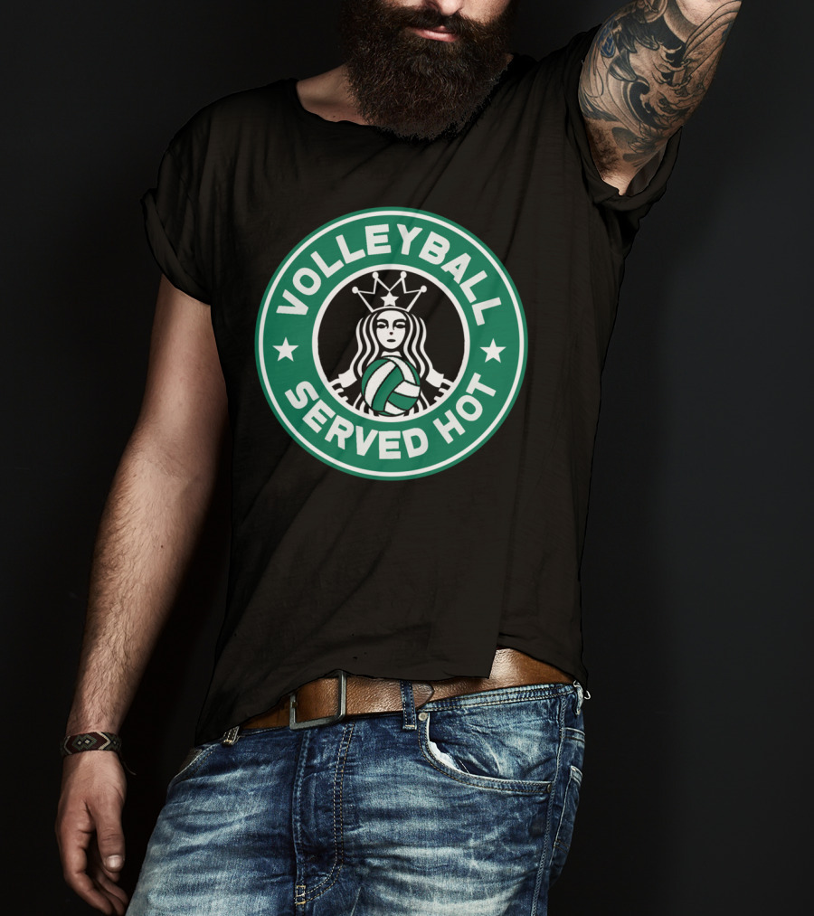 Volleyball Served Hot Funny Parody Perfect T-Shirt