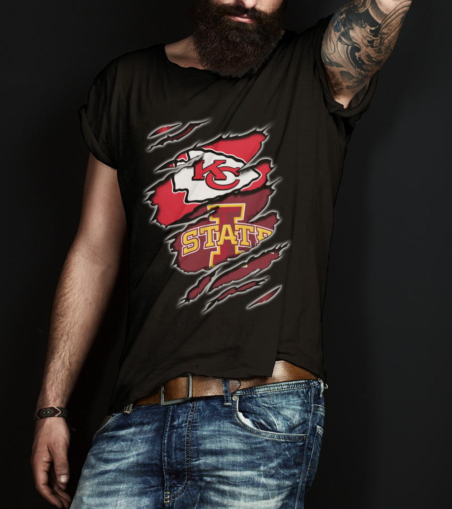 Kansas City Chiefs Iowa State Cyclones Fan Gear T-Shirt