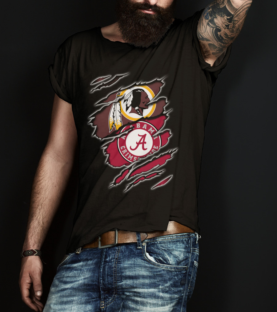 Redskins Alabama Crimson Tide Fan T-Shirt