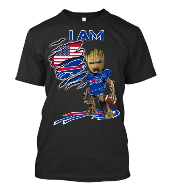I Am Groot Buffalo Bills Usa Football Fan T-Shirt
