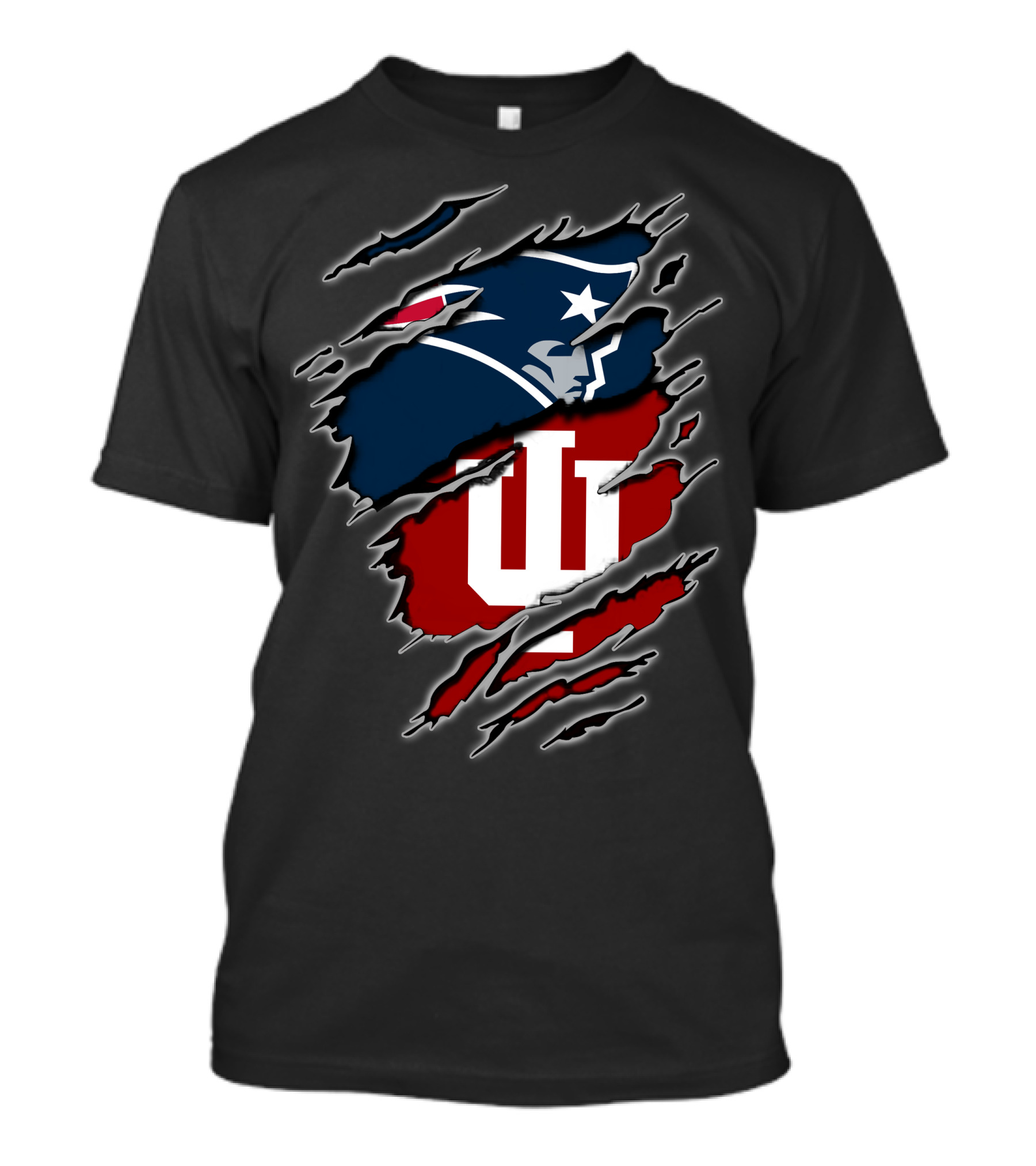 New England Patriots Indiana Hoosiers Mashup T-Shirt