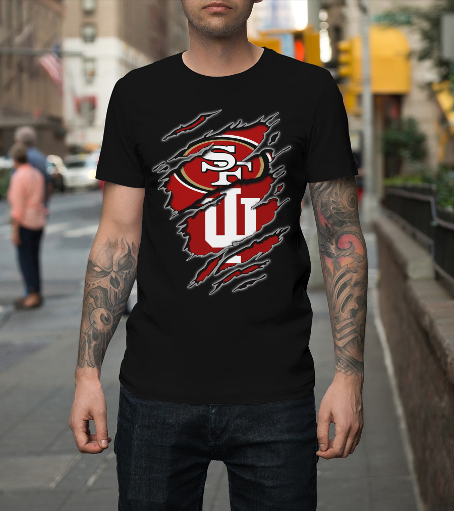 49ers Sf Indiana Hoosiers Tear T-Shirt