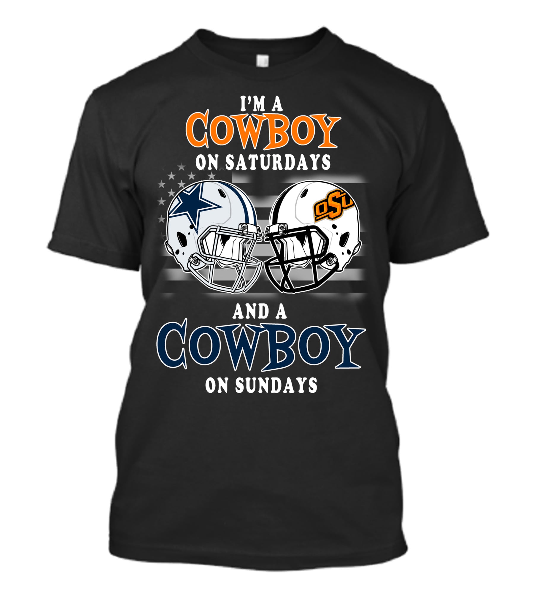 I'm A Cowboy On Saturdays Osu And A Cowboy On Sundays T-Shirt