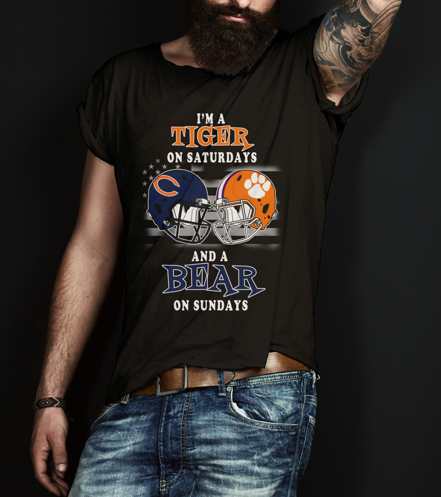 I'm A Tiger On Saturdays And A Bear On Sundays T-Shirt