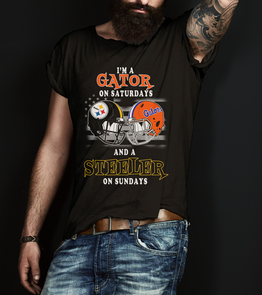 I'm A Gator On Saturdays And A Steeler On Sundays T-Shirt