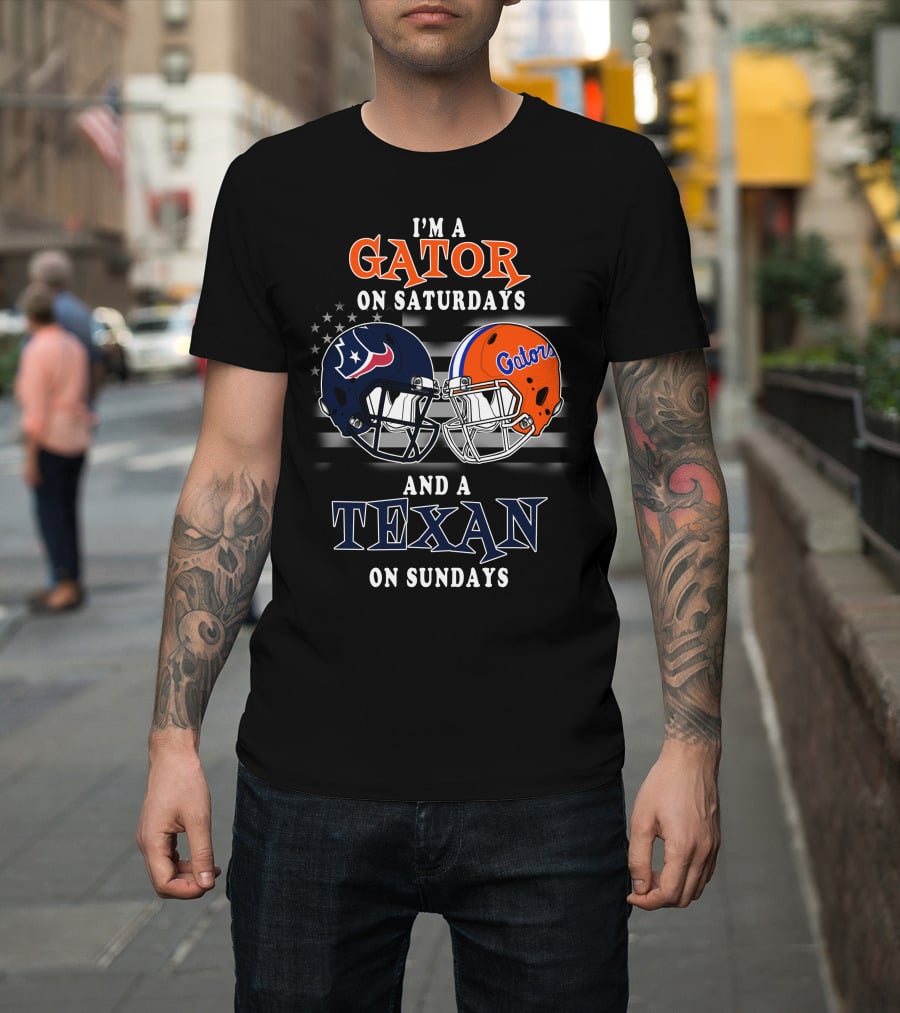 I'm A Gator On Saturdays And A Texan On Sundays T-Shirt