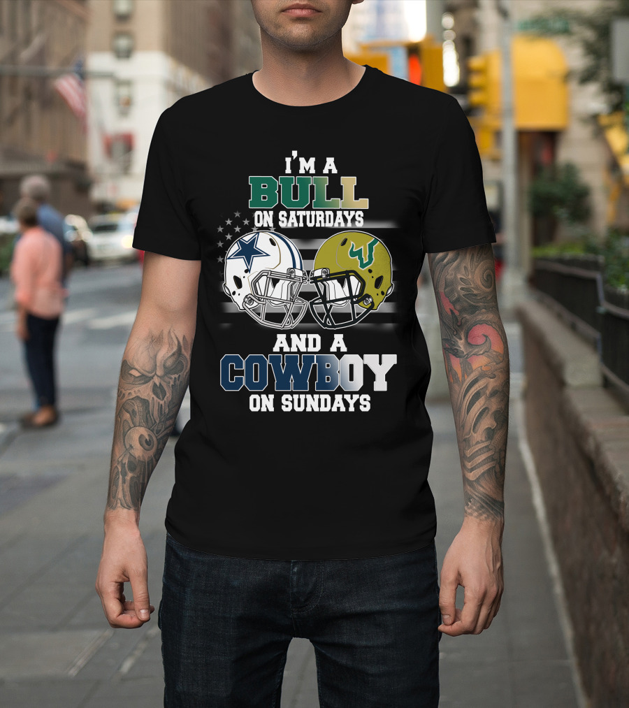 I'm A Bull On Saturdays And A Cowboy On Sundays T-Shirt