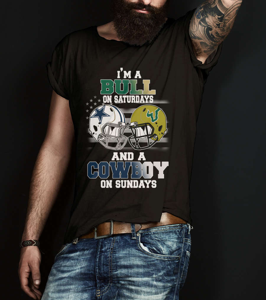 I'm A Bull On Saturdays And A Cowboy On Sundays T-Shirt