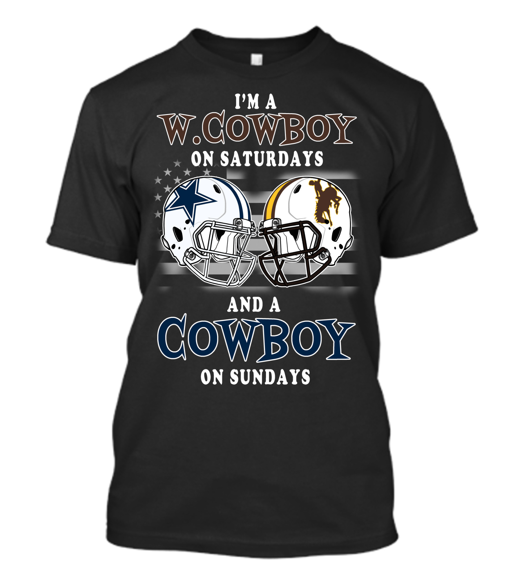I'm A W. Cowboy On Saturdays And A Cowboy On Sundays T-Shirt