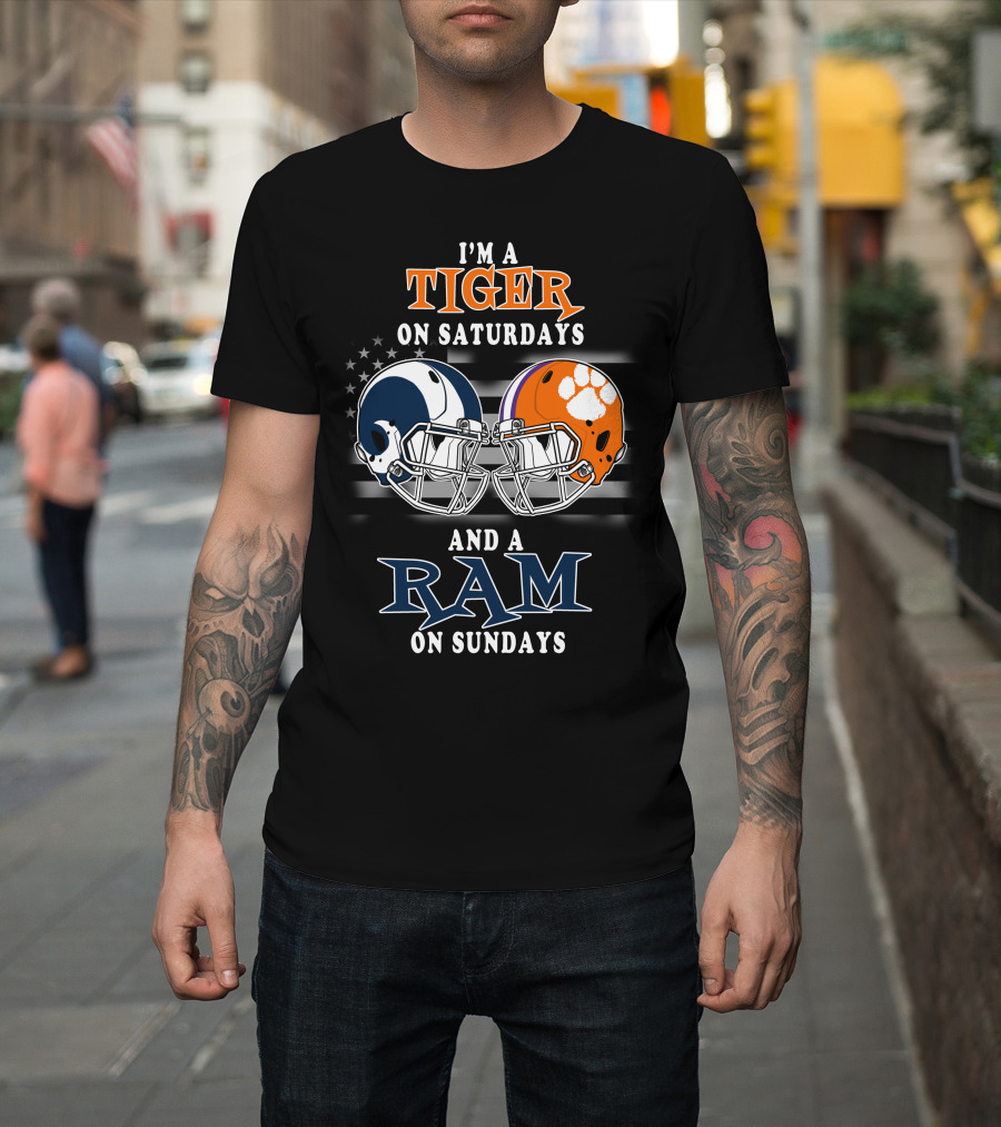 I'm A Tiger On Saturdays And A Ram On Sundays T-Shirt
