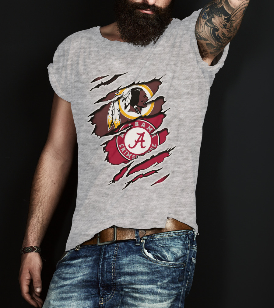 Washington Redskins Alabama Crimson Tide T-Shirt